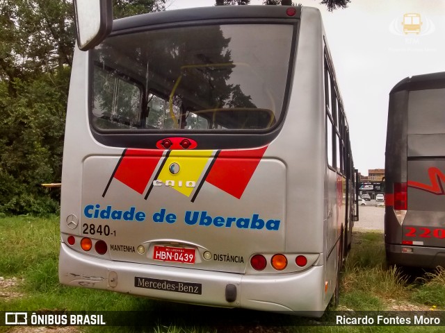 Viação Transmil 2840-1 na cidade de Curitiba, Paraná, Brasil, por Ricardo Fontes Moro. ID da foto: 11808949.