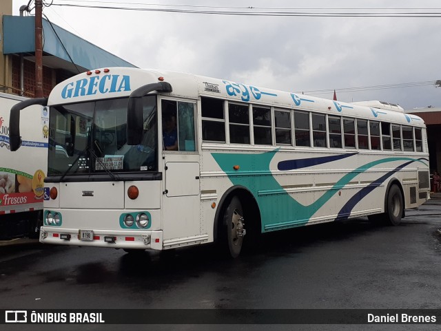 Autotransportes Santa Gertrudis Grecia AB 8190 na cidade de Grecia, Grecia, Alajuela, Costa Rica, por Daniel Brenes. Número da foto: #11806746.