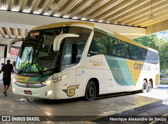 Empresa Gontijo de Transportes 18810 na cidade de Salvador, Bahia, Brasil, por Henrique Alexandre de Souza. ID da foto: 11806632.