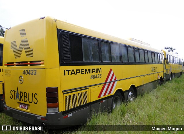 Viação Itapemirim 40433 na cidade de Belo Horizonte, Minas Gerais, Brasil, por Moisés Magno. ID da foto: 11808476.