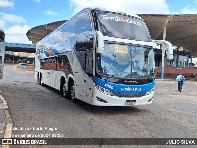 VUSC - Viação União Santa Cruz 4800 na cidade de Porto Alegre, Rio Grande do Sul, Brasil, por JULIO SILVA. Número da foto: #11807244.