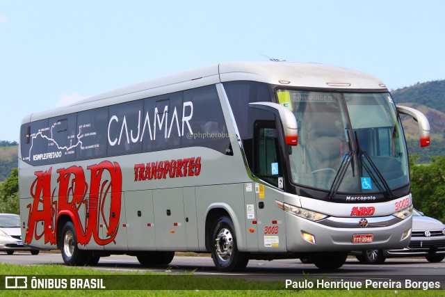 ARD Transportes 3003 na cidade de Roseira, São Paulo, Brasil, por Paulo Henrique Pereira Borges. ID da foto: 11808635.