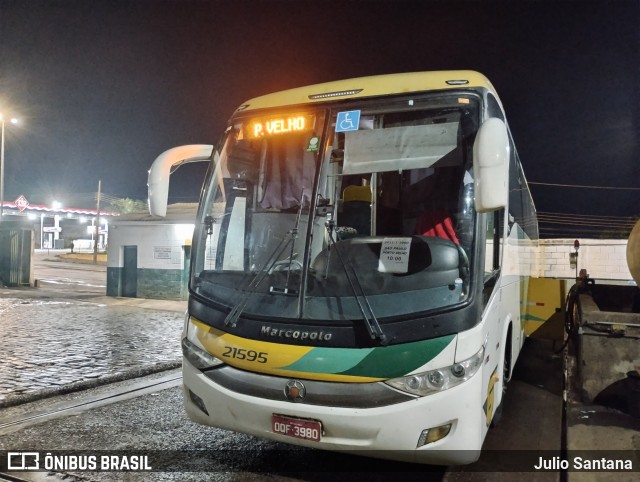Empresa Gontijo de Transportes 21595 na cidade de Uberlândia, Minas Gerais, Brasil, por Julio Santana. Número da foto: #11806354.