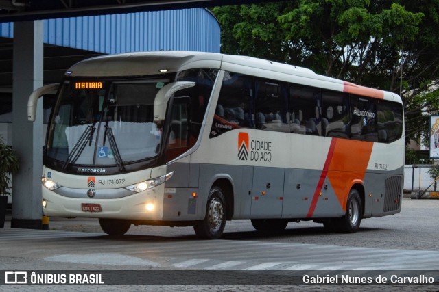 Viação Cidade do Aço RJ 174.072 na cidade de Resende, Rio de Janeiro, Brasil, por Gabriel Nunes de Carvalho. Número da foto: #11806347.