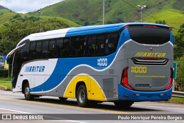 Aritur Transporte e Turismo 11000 na cidade de Barra do Piraí, Rio de Janeiro, Brasil, por Paulo Henrique Pereira Borges. ID da foto: 11808489.