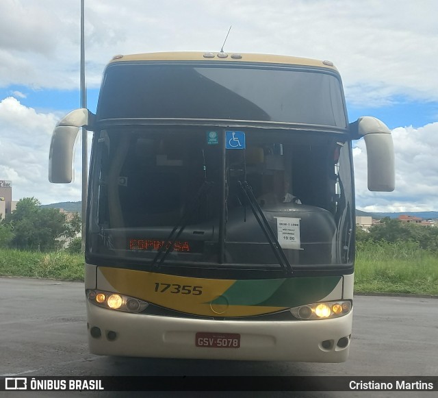 Empresa Gontijo de Transportes 17355 na cidade de Montes Claros, Minas Gerais, Brasil, por Cristiano Martins. Número da foto: #11807102.