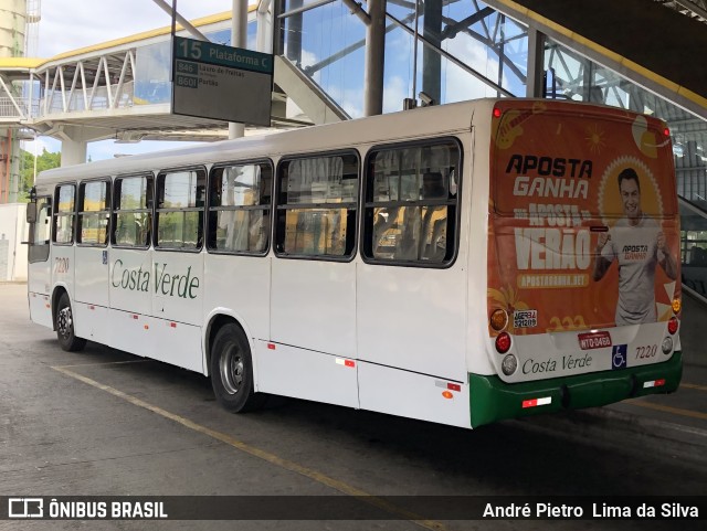 Empresa de Transportes Costa Verde 7220 na cidade de Lauro de Freitas, Bahia, Brasil, por André Pietro  Lima da Silva. Número da foto: #11806759.