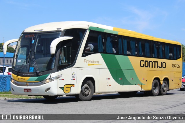 Empresa Gontijo de Transportes 18765 na cidade de São Paulo, São Paulo, Brasil, por José Augusto de Souza Oliveira. ID da foto: 11810616.