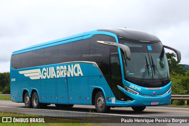 Viação Águia Branca 28340 na cidade de Barra do Piraí, Rio de Janeiro, Brasil, por Paulo Henrique Pereira Borges. Número da foto: #11810916.