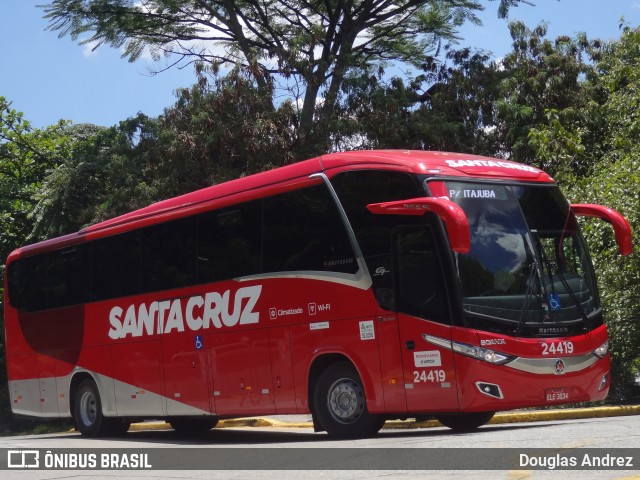 Viação Santa Cruz 24419 na cidade de São Paulo, São Paulo, Brasil, por Douglas Andrez. ID da foto: 11811000.