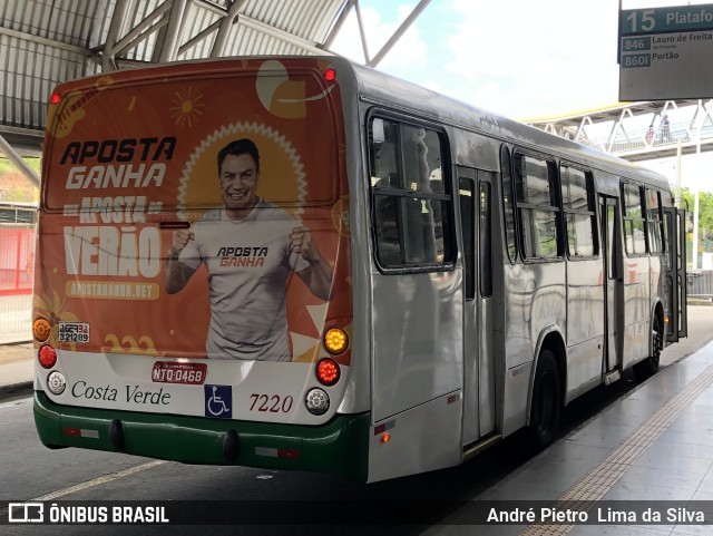 Empresa de Transportes Costa Verde 7220 na cidade de Lauro de Freitas, Bahia, Brasil, por André Pietro  Lima da Silva. Número da foto: #11810229.