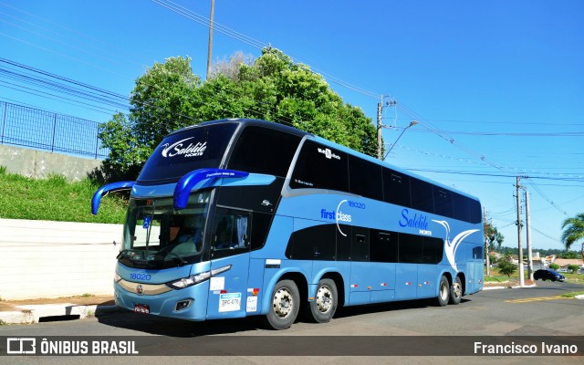 Expresso Satélite Norte 18020 na cidade de Marília, São Paulo, Brasil, por Francisco Ivano. ID da foto: 11810489.