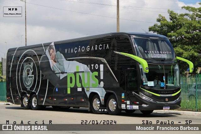 Viação Garcia 98010 na cidade de São Paulo, São Paulo, Brasil, por Moaccir  Francisco Barboza. Número da foto: #11809611.