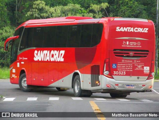 Viação Santa Cruz 30323 na cidade de Juiz de Fora, Minas Gerais, Brasil, por Mattheus Bassamar Neto. ID da foto: 11810424.