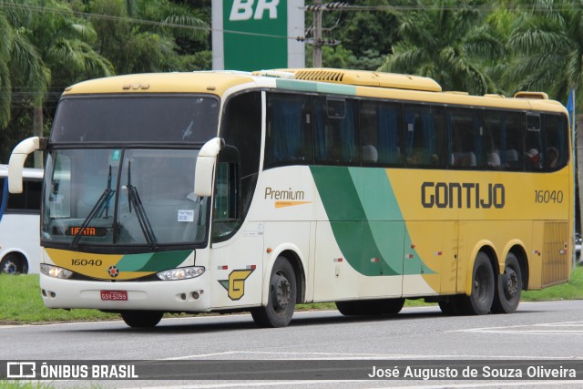 Empresa Gontijo de Transportes 16040 na cidade de Barra do Piraí, Rio de Janeiro, Brasil, por José Augusto de Souza Oliveira. ID da foto: 11810602.