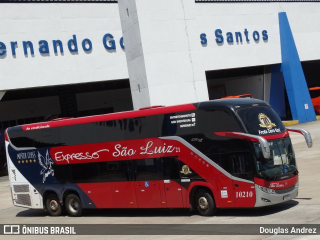 Expresso São Luiz 10210 na cidade de Goiânia, Goiás, Brasil, por Douglas Andrez. ID da foto: 11811239.