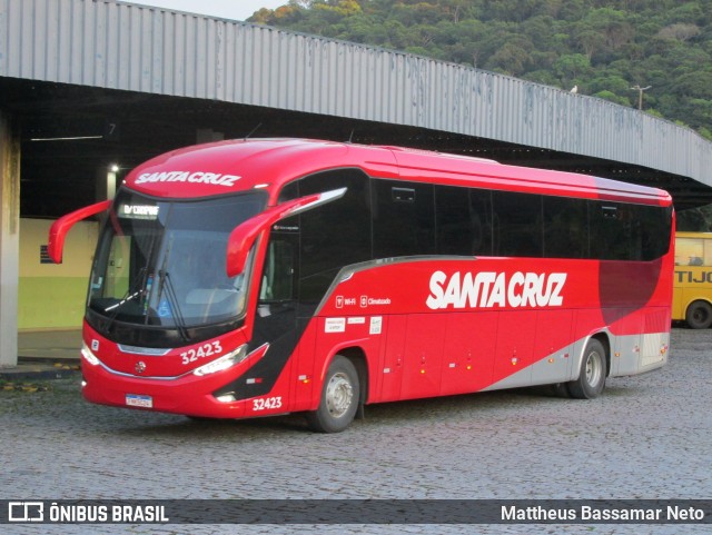 Viação Santa Cruz 32423 na cidade de Juiz de Fora, Minas Gerais, Brasil, por Mattheus Bassamar Neto. ID da foto: 11809658.