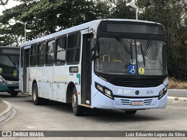 SIT Macaé Transportes 1570 na cidade de Macaé, Rio de Janeiro, Brasil, por Luiz Eduardo Lopes da Silva. ID da foto: 11810247.