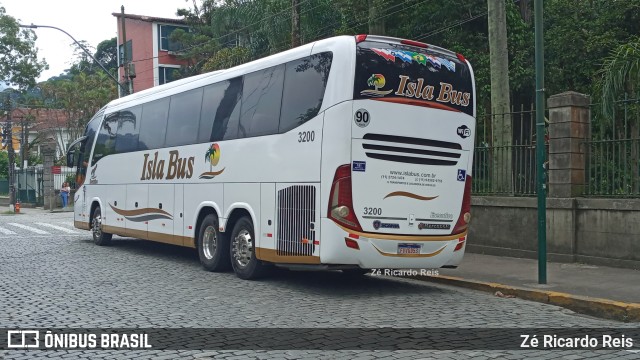 Isla Bus Transportes 3200 na cidade de Petrópolis, Rio de Janeiro, Brasil, por Zé Ricardo Reis. ID da foto: 11813192.