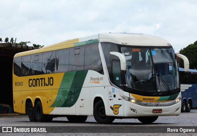 Empresa Gontijo de Transportes 16060 na cidade de Vitória da Conquista, Bahia, Brasil, por Rava Ogawa. ID da foto: 11812741.