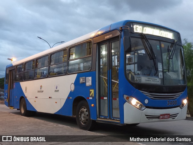 VB Transportes e Turismo 3400 na cidade de Campinas, São Paulo, Brasil, por Matheus Gabriel dos Santos. ID da foto: 11814059.