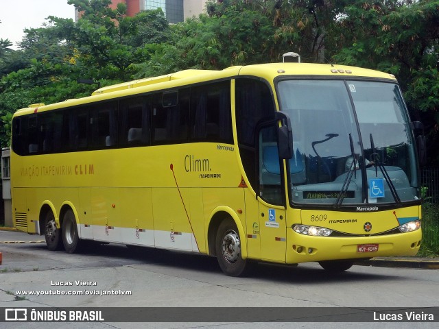 Viação Itapemirim 8609 na cidade de São Paulo, São Paulo, Brasil, por Lucas Vieira. ID da foto: 11812574.