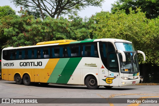 Empresa Gontijo de Transportes 14535 na cidade de São Paulo, São Paulo, Brasil, por Rodrigo Coimbra. ID da foto: 11813349.