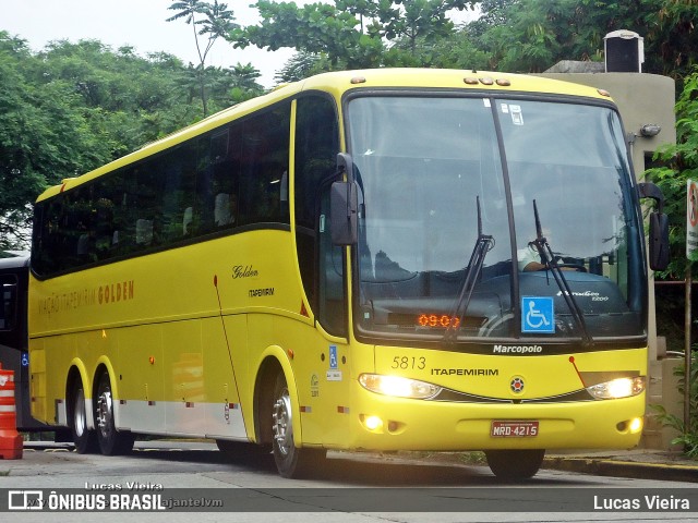 Viação Itapemirim 5813 na cidade de São Paulo, São Paulo, Brasil, por Lucas Vieira. ID da foto: 11812569.