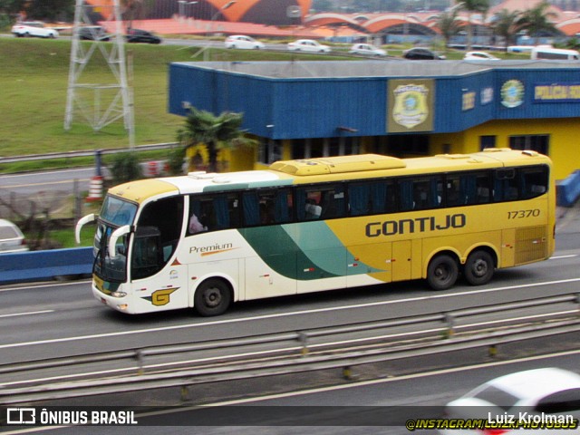 Empresa Gontijo de Transportes 17370 na cidade de Aparecida, São Paulo, Brasil, por Luiz Krolman. Número da foto: #11813012.
