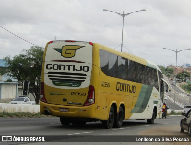 Empresa Gontijo de Transportes 18350 na cidade de Caruaru, Pernambuco, Brasil, por Lenilson da Silva Pessoa. ID da foto: 11813820.