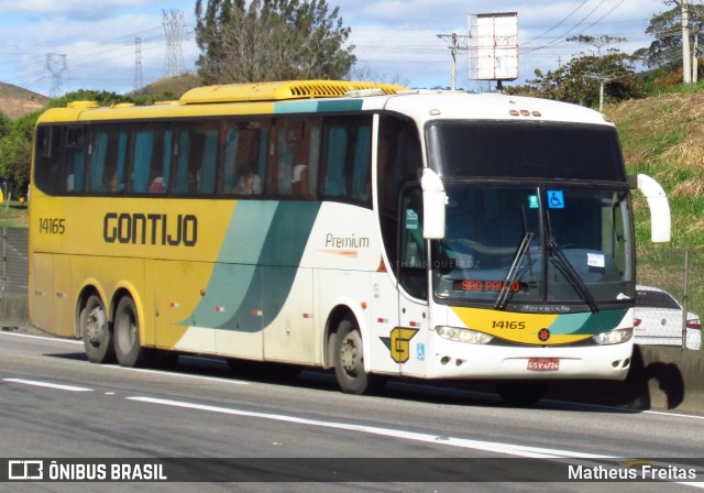 Empresa Gontijo de Transportes 14165 na cidade de Barra Mansa, Rio de Janeiro, Brasil, por Matheus Freitas. ID da foto: 11813812.