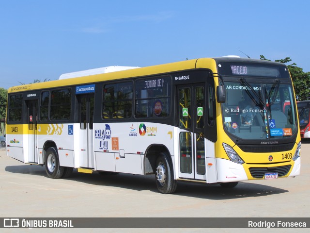 Viação Cidade de Maceió 1403 na cidade de Maceió, Alagoas, Brasil, por Rodrigo Fonseca. Número da foto: #11813986.