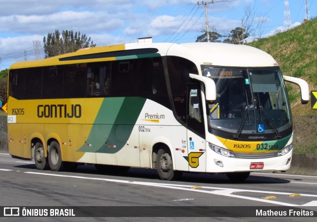 Empresa Gontijo de Transportes 19205 na cidade de Barra Mansa, Rio de Janeiro, Brasil, por Matheus Freitas. ID da foto: 11813814.