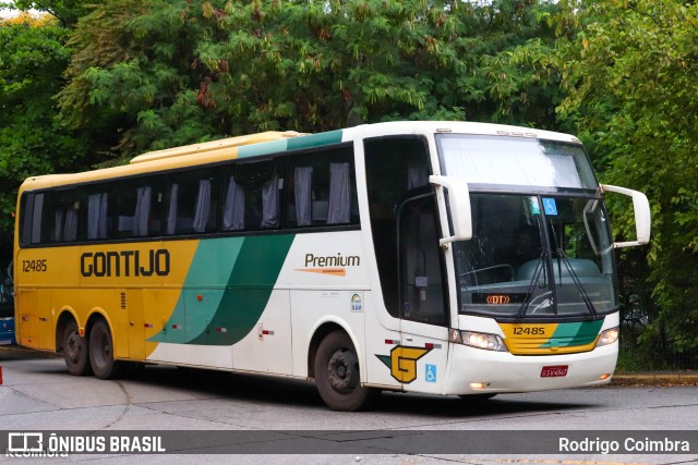 Empresa Gontijo de Transportes 12485 na cidade de São Paulo, São Paulo, Brasil, por Rodrigo Coimbra. ID da foto: 11812829.