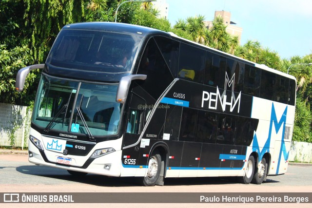 Empresa de Ônibus Nossa Senhora da Penha 61255 na cidade de Curitiba, Paraná, Brasil, por Paulo Henrique Pereira Borges. ID da foto: 11813655.