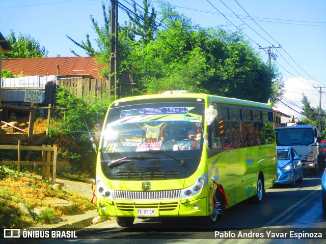 Linea 4 - Villarrica TFBT18 na cidade de Villarrica, Cautín, Araucanía, Chile, por Pablo Andres Yavar Espinoza. Número da foto: #11816379.