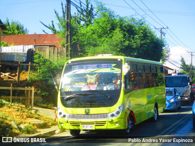 Linea 4 - Villarrica TFBT18 na cidade de Villarrica, Cautín, Araucanía, Chile, por Pablo Andres Yavar Espinoza. ID da foto: 11816379.