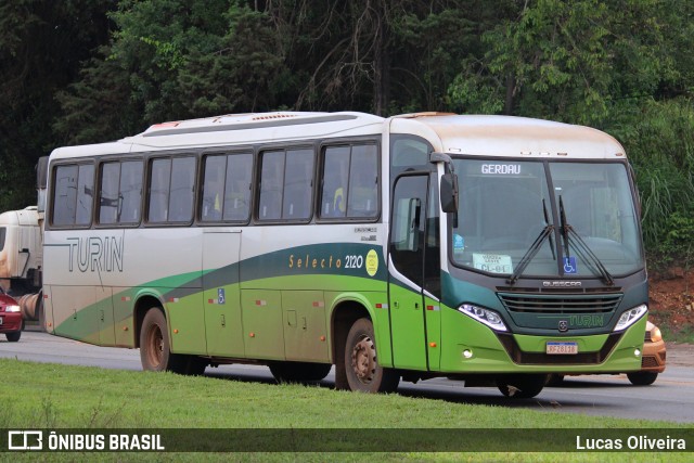Turin Transportes 2120 na cidade de Conselheiro Lafaiete, Minas Gerais, Brasil, por Lucas Oliveira. Número da foto: #11814527.