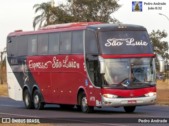 Expresso São Luiz 6970 na cidade de Samambaia, Distrito Federal, Brasil, por Pedro Andrade. ID da foto: 11814320.