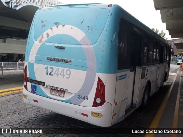 Auto Viação São José 12449 na cidade de Fortaleza, Ceará, Brasil, por Lucas Caetano. Número da foto: #11815250.