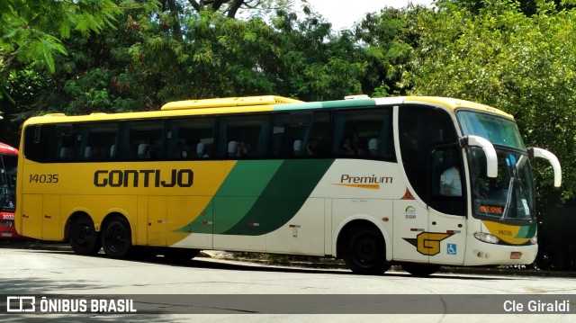 Empresa Gontijo de Transportes 14035 na cidade de São Paulo, São Paulo, Brasil, por Cle Giraldi. ID da foto: 11814490.