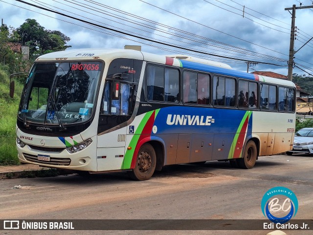 Univale Transportes F-1110 na cidade de Barão de Cocais, Minas Gerais, Brasil, por Edi Carlos Jr.. ID da foto: 11814191.