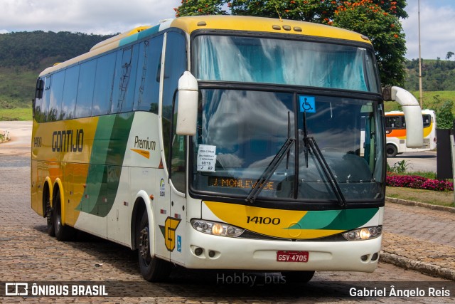Empresa Gontijo de Transportes 14100 na cidade de João Monlevade, Minas Gerais, Brasil, por Gabriel Ângelo Reis. Número da foto: #11816969.