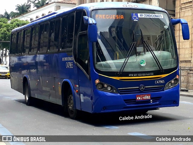 Viação Redentor C47965 na cidade de Rio de Janeiro, Rio de Janeiro, Brasil, por Calebe Andrade. Número da foto: #11816647.