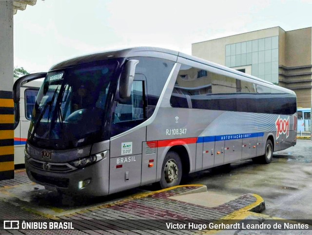 Auto Viação 1001 RJ 108.347 na cidade de Macaé, Rio de Janeiro, Brasil, por Victor Hugo Gerhardt Leandro de Nantes. ID da foto: 11816678.