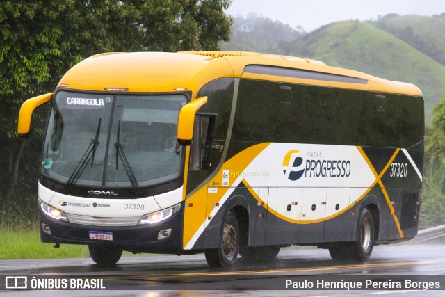 Viação Progresso 37320 na cidade de Barra do Piraí, Rio de Janeiro, Brasil, por Paulo Henrique Pereira Borges. Número da foto: #11818899.