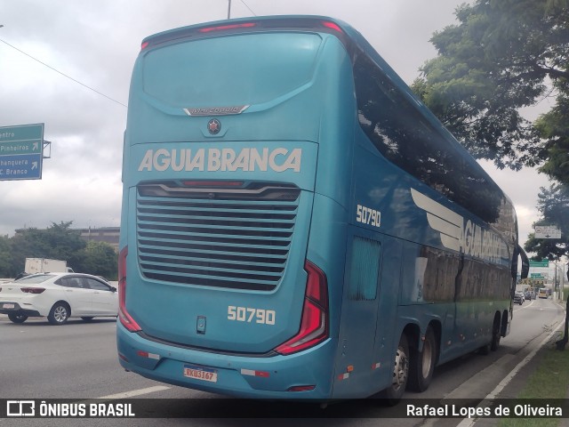Viação Águia Branca 50790 na cidade de São Paulo, São Paulo, Brasil, por Rafael Lopes de Oliveira. Número da foto: #11819613.