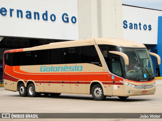 Auto Viação Goianésia 181003-9 na cidade de Goiânia, Goiás, Brasil, por João Victor. Número da foto: #11819583.