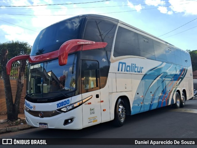 Malitur Turismo 10800 na cidade de Jaboticabal, São Paulo, Brasil, por Daniel Aparecido De Souza. Número da foto: #11816698.