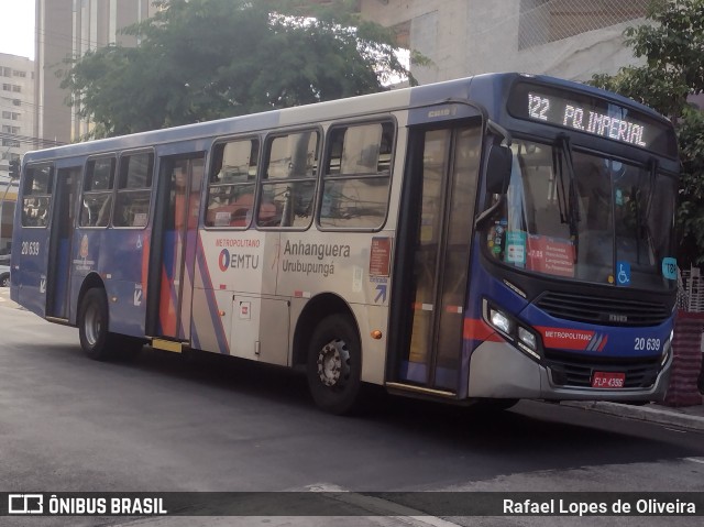 Auto Viação Urubupungá 20.639 na cidade de São Paulo, São Paulo, Brasil, por Rafael Lopes de Oliveira. Número da foto: #11817308.